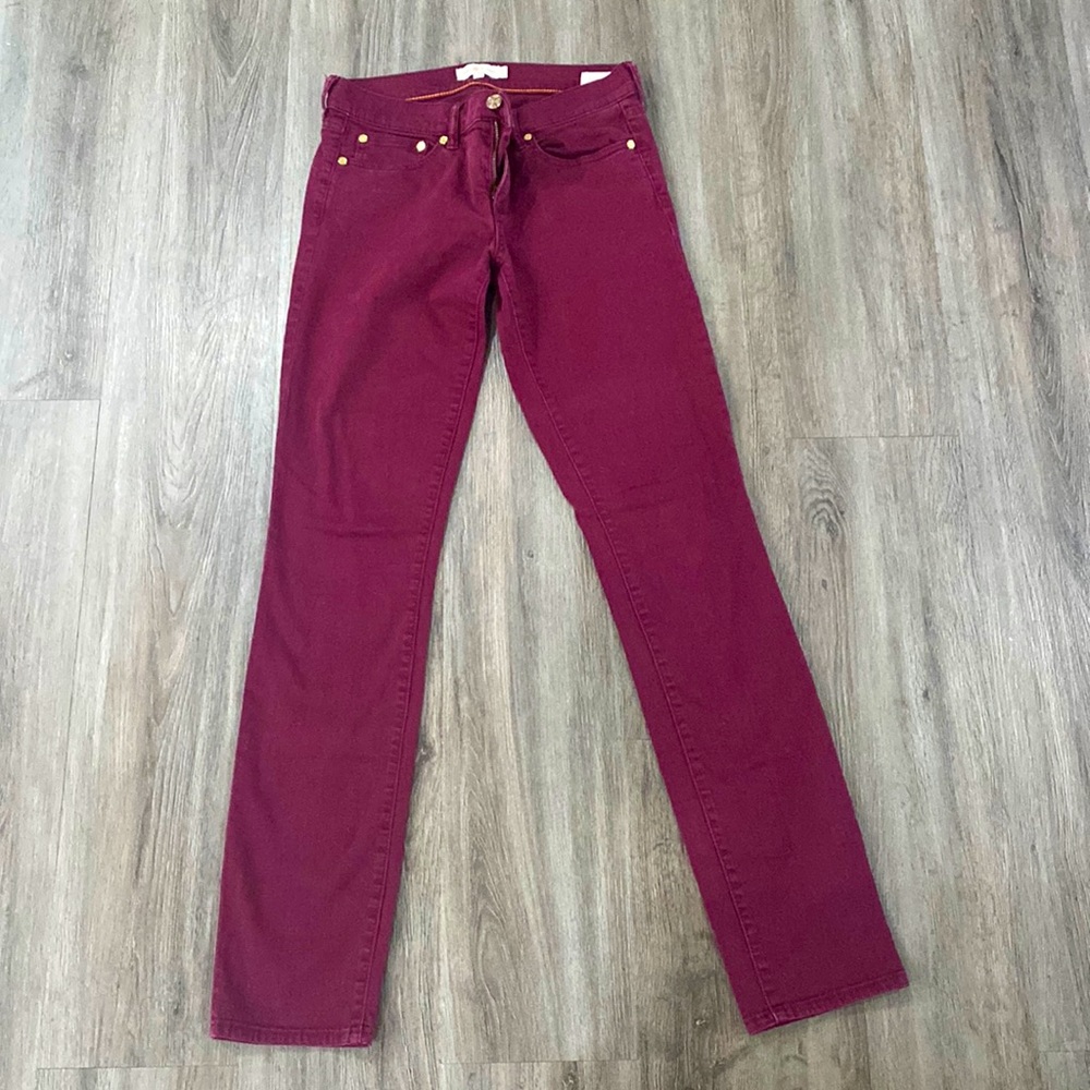 Tory Burch purple jeans